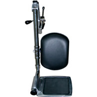 Reposapiés elevable y regulable en altura en acero